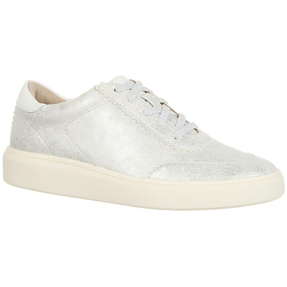 LifeStride Womens Happy Hour Silver Casual And Fashion Sneakers Shoes New